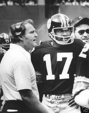 Chuck Noll and Joe Gilliam media photo